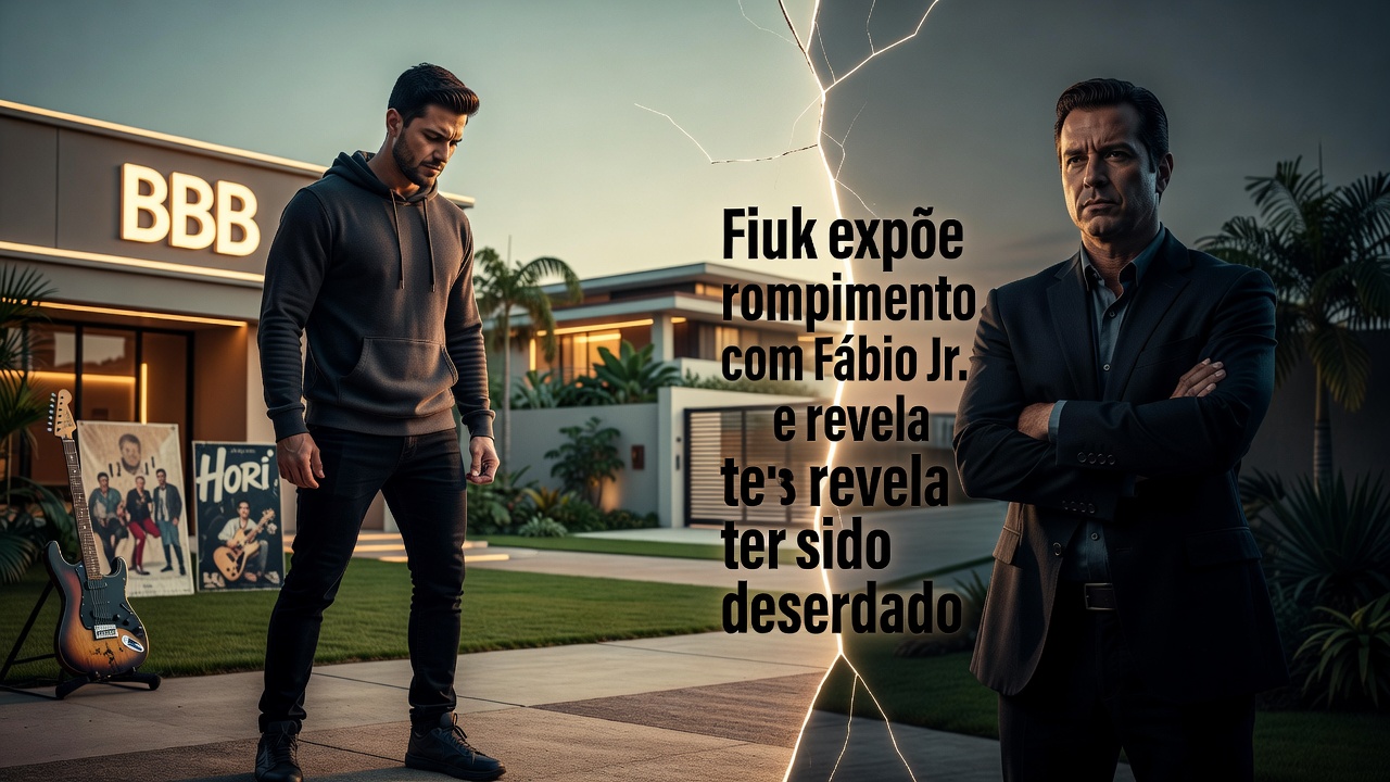Fiuk expõe rompimento com Fábio Jr. e revela ter sido deserdado
