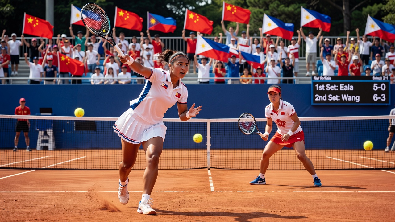 China barra Eala de novo e garante ouro nos Jogos Asiáticos