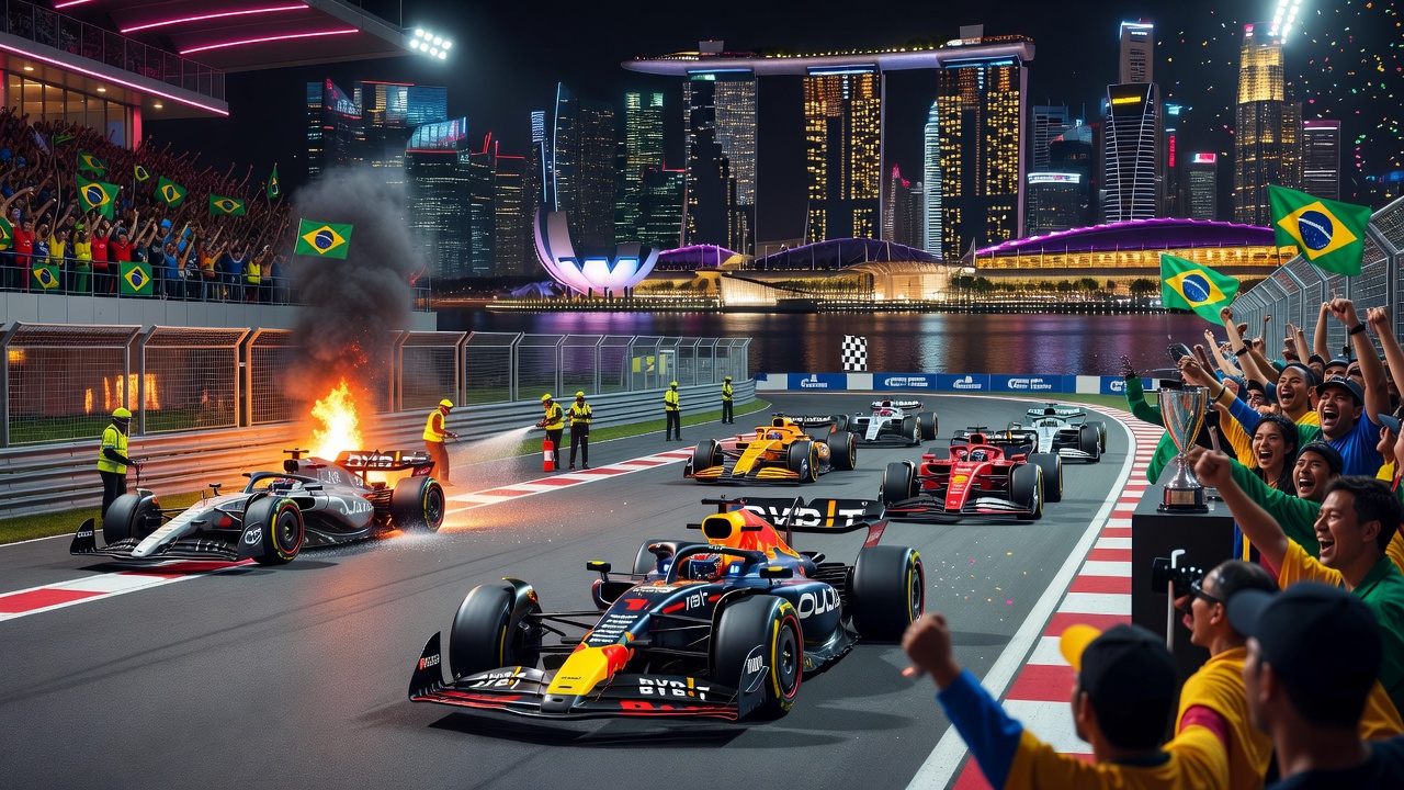 Verstappen Domina Singapura e Reduz Pressão no Mundial