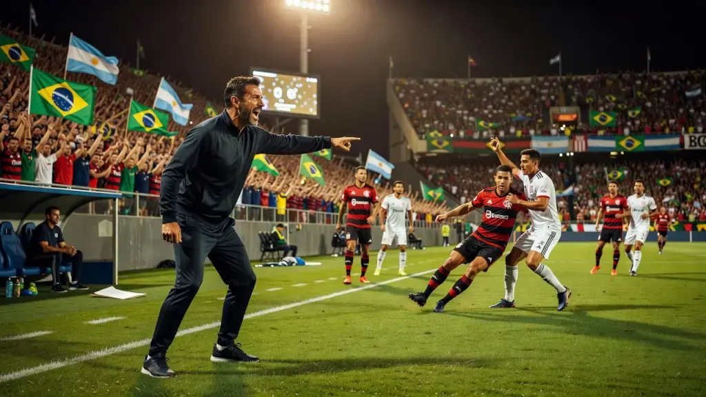 Jardim Cobra Arbitragem Após Flamengo Empatar com Estudiantes