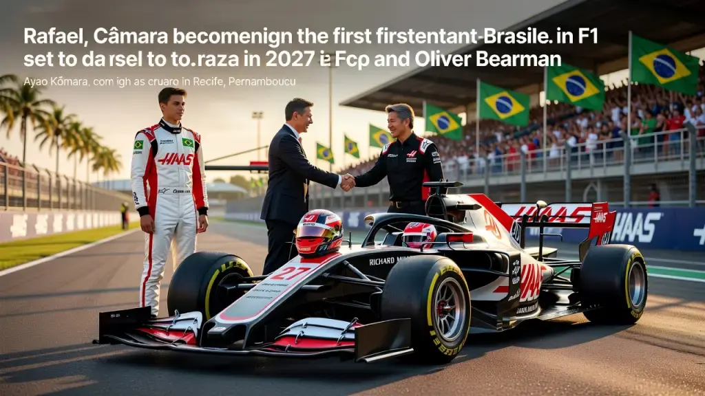 Rafael Câmara é confirmado na Haas e fará história na F1